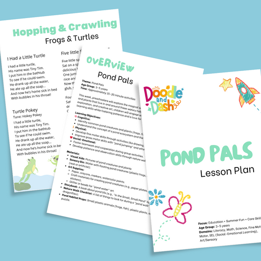 🐸 Pond Pals Weekly Theme